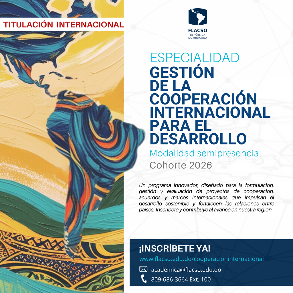 Especialidad en Gestión de la Cooperación Internacional para el Desarrollo